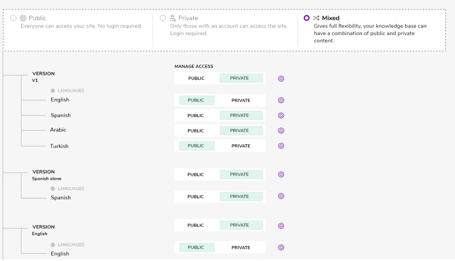Document360 settings